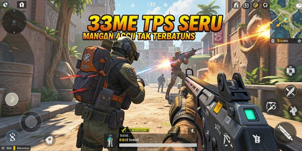 Tangkapan layar utama 333I menunjukkan aksi pertempuran yang mendebarkan.