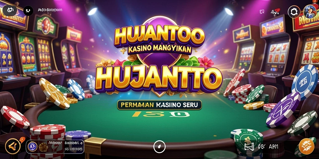 Screenshot gameplay HUJANTOTO menampilkan berbagai permainan kasino yang menarik.
