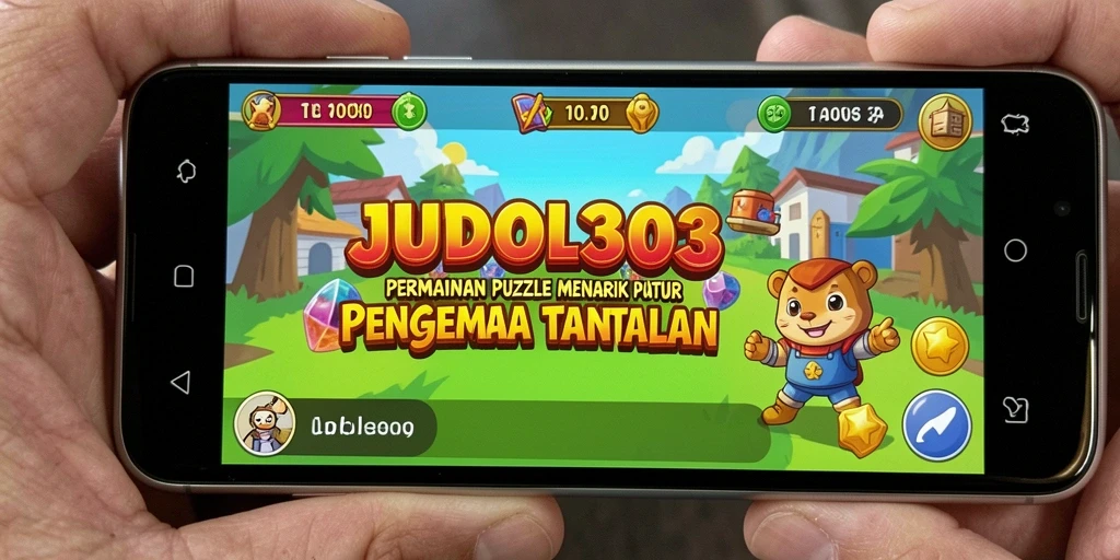 Screenshot gameplay JUDOL303 menampilkan tantangan puzzle yang inovatif.