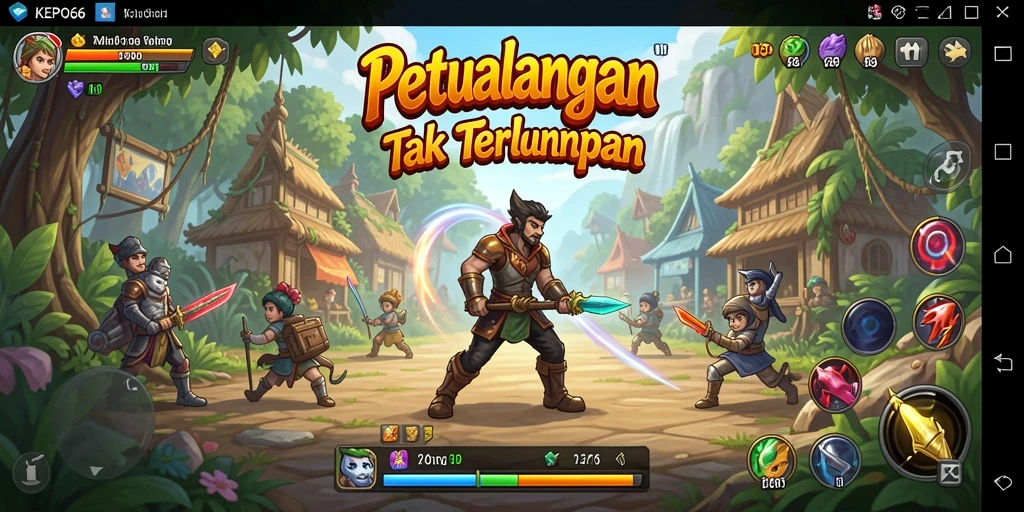 Tampilan gameplay KEPO66 yang mendebarkan dan penuh aksi dalam petualangan.