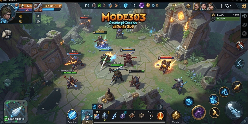 Tampilan gameplay menarik dari <strong>MODE303</strong> yang penuh strategi SLG.