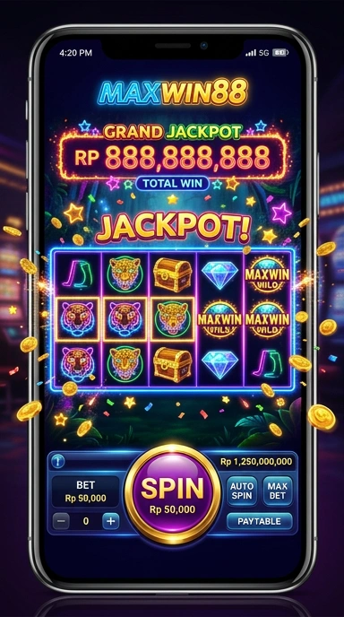 Tampilan antarmuka aplikasi maxwin88 yang ramah pengguna.